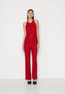 Wal G Party Solar GlitterTuta JumpsuitRed Donna Tute Jumpsuit WG021T0AB-G11