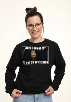 Star Wars: Classic Forget To Put On SunscreenFelpaBlack Donna Felpe H3A21J8GG-Q11