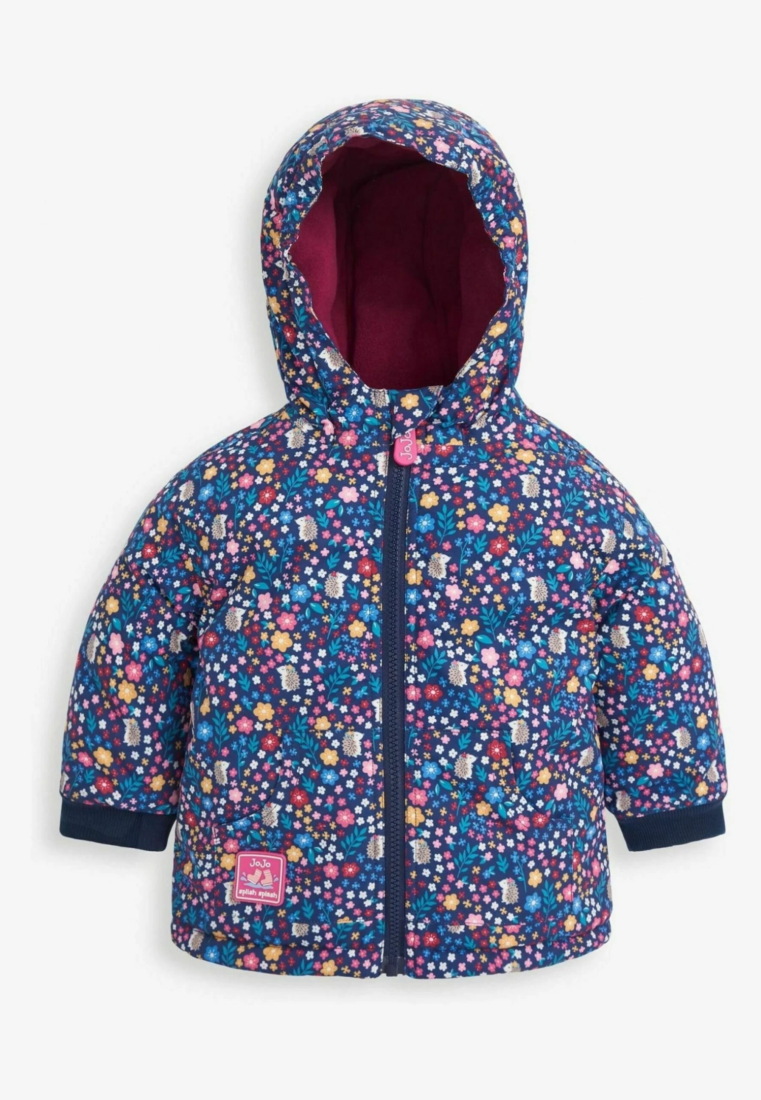 Jojo Maman Bebe Jojo Maman Bã©Bã© Waterproof Reversible JacketImpermeabileBerry Bambini Abbigliamento Outwear J2623L00I-G11 4 Jojo Maman Bebe Jojo Maman Bã©Bã© Waterproof Reversible JacketImpermeabileBerry Bambini Abbigliamento Outwear J2623L00I-G11 - immagine 2