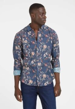 Guess Print - Camicia - Blumenmuster Blau