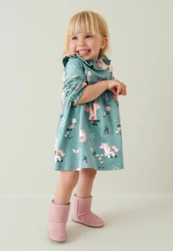 Next Long Sleeve Tea DressVestito EstivoTeal Blue Unicorn Bambini Vestiti NX323F2I0-K12