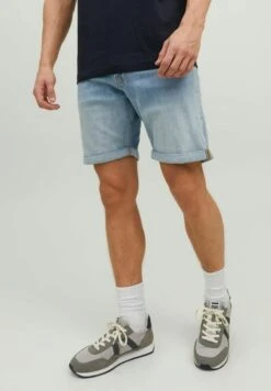 Jack & Jones Chris Wood- Shorts Di Jeans - Blue Denim