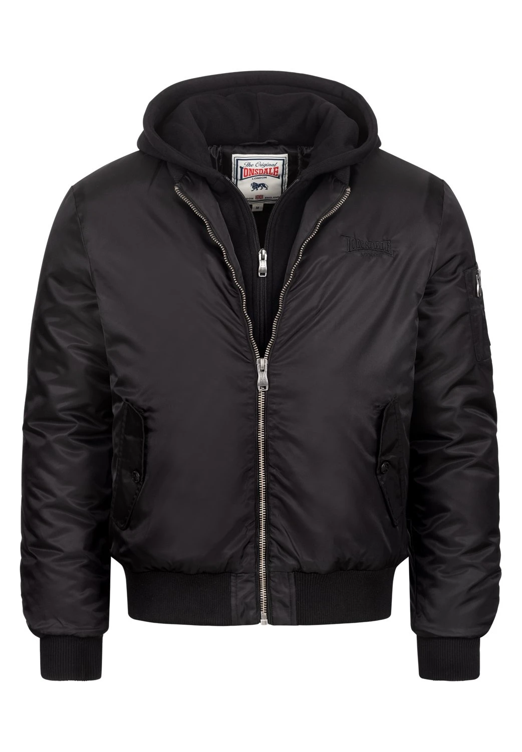 Lonsdale Normale Passform Ballindean - Giubbotto Bomber - Black 3 Lonsdale Normale Passform Ballindean - Giubbotto Bomber - Black