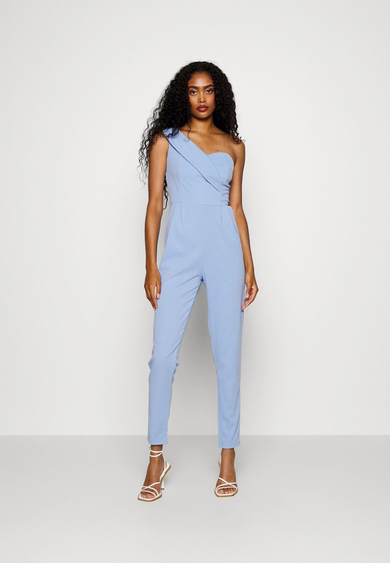 Halli RuffeTuta JumpsuitPowder Blue Donna Tute Jumpsuit WAH21T01O-K11 3 Halli RuffeTuta JumpsuitPowder Blue Donna Tute Jumpsuit WAH21T01O-K11