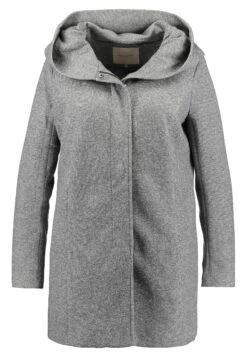 ONLY CARMAKOMA Carsedona Light CoatCappotto CortoLight Grey Melange Donna Cappotti ONA21U00P-C11 -DeFacto Italia 2025 9c95b5381eb94376bd55a757cbd9dc8a