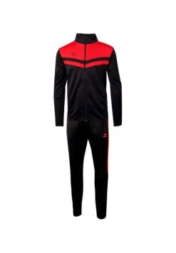 ERIMA Fussball Teamsport ElevenTutaSchwarzrot Uomo Pantaloni Sportivi E Joggers 1ER42K007-Q12