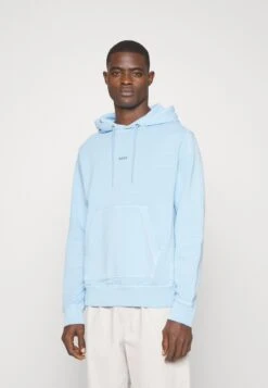 Boss Small Centred Logo HoodyFelpa Con CappuccioOpen Blue Uomo Maglieria E Felpe BB122S0CX-K15