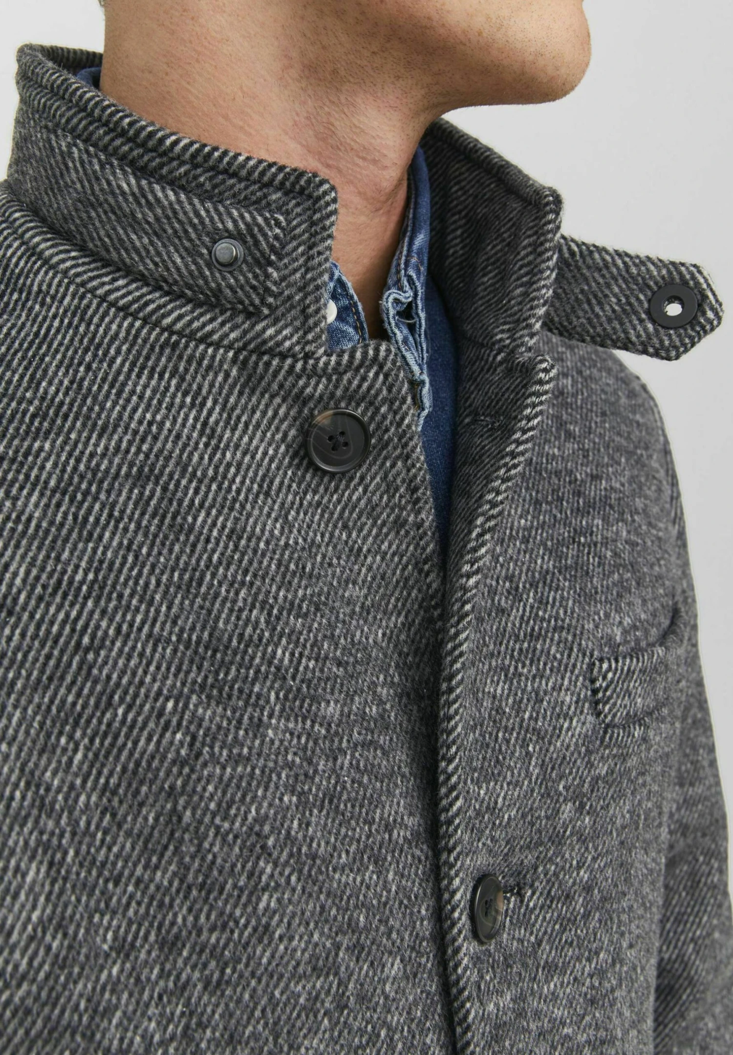 JACK&JONES Premium Blamelton SnCappotto CortoDark Grey Uomo Cappotti JAM22T04V-C14 7 JACK&JONES Premium Blamelton SnCappotto CortoDark Grey Uomo Cappotti JAM22T04V-C14 - immagine 5