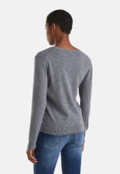 Merino V-NeckStrickpulloverMaglioneGrey Donna Maglieria 4BE21I0MV-C11 -DeFacto Italia 2025 accce8ee87f2400d82583ee272c11f26