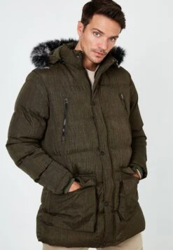 Slim Fit - Cappotto Invernale - Khaki