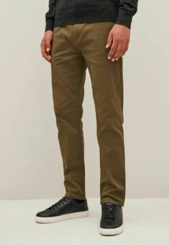 Next StretchChinoDark Tan Brown Uomo Pantaloni NX322E0WG-O12