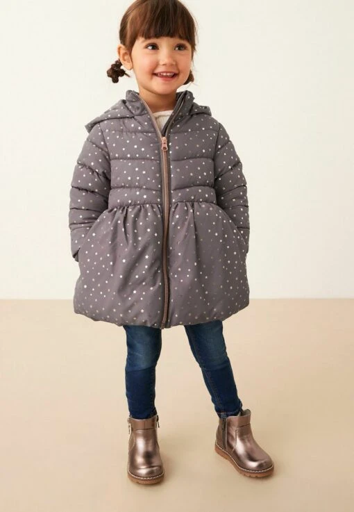 Next Shower Resistant Printed Skirted Padded Cappotto InvernaleMauve Purple Bambini Abbigliamento Outwear NX323L0RQ-I11 -DeFacto Italia 2025 b1b5544bf5d4407cbd8760f35456d4a7