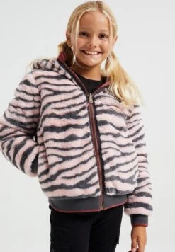 WE FASHION Reversible Met En Dessin - Piumino - Pink