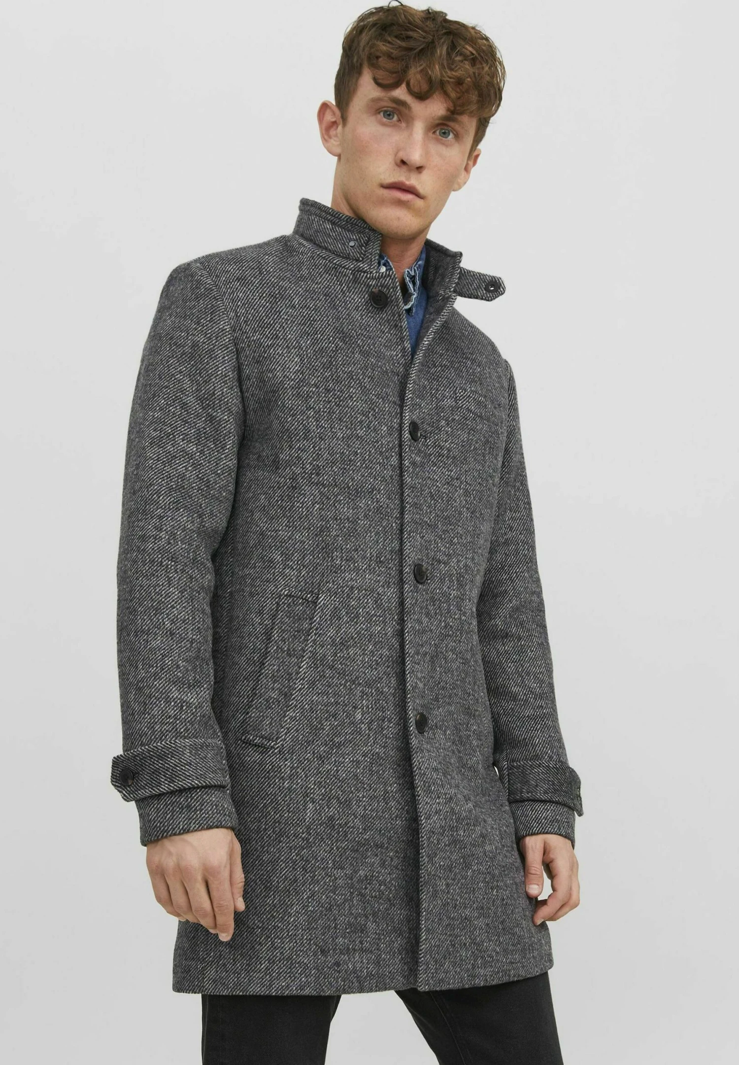 JACK&JONES Premium Blamelton SnCappotto CortoDark Grey Uomo Cappotti JAM22T04V-C14 3 JACK&JONES Premium Blamelton SnCappotto CortoDark Grey Uomo Cappotti JAM22T04V-C14