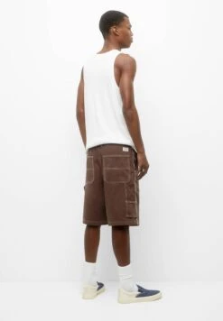 PULL & BEAR Carpenter Bermuda Shorts Di JeansDark Red Uomo Jeans PUC22F0C1-G11 -DeFacto Italia 2025 c0da0a05a0714abdbc8bef9d77e99982