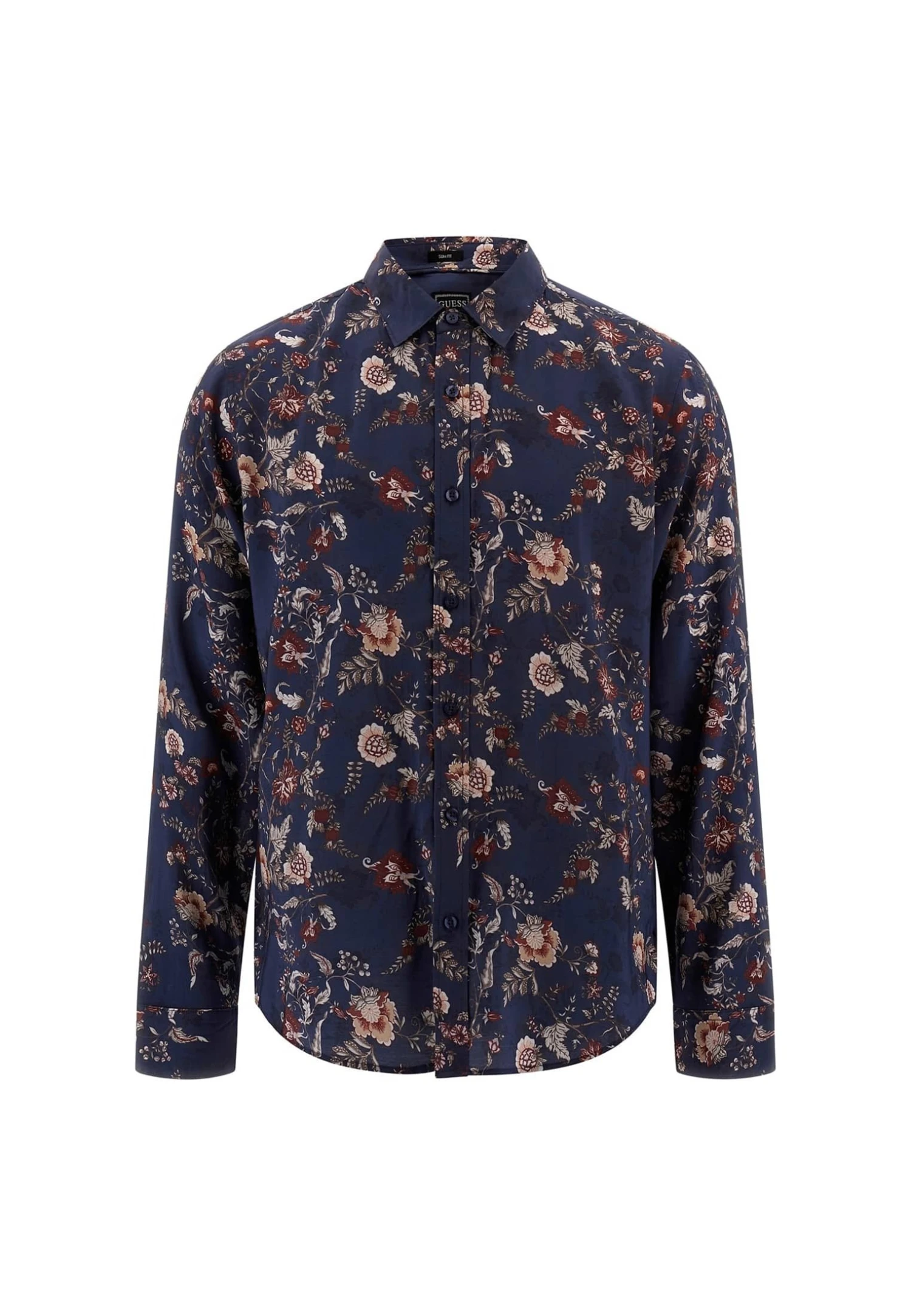 Guess Print - Camicia - Blumenmuster Blau 6 Guess Print - Camicia - Blumenmuster Blau - immagine 4