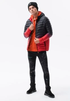 Giacca Invernale - Black Red -DeFacto Italia 2025 c50cb24d1ef54bd9af302fc70744b845