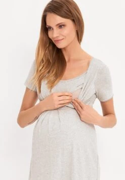 Bamboo Maternity & NursingBasicCamicia Da NotteGrey Donna Intimo Notte E Loungewear C3M89J000-C11 -DeFacto Italia 2025 c5ae11b86591408fbeb65fc377ff14ae