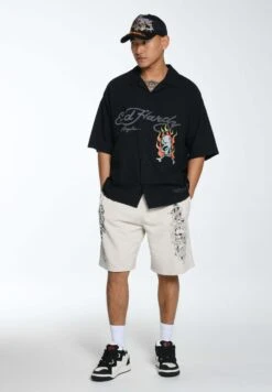 Ed Hardy Death Before Mono Pantaloni SportiviWhite Uomo Pantaloni Sportivi E Joggers ED222F00A-A11