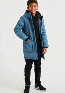 WE FASHION GewatteerdeCappotto InvernaleBlue Bambini Abbigliamento Outwear WF521U04B-K11