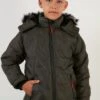 LELA Regular FitGiacca InvernaleDark Khaki Bambini Abbigliamento Outwear L6S24L00G-N11