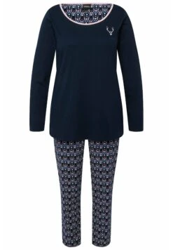 Ulla Popken Hirsche Rundhals LangarmPigiamaNachtblau Donna Intimo Notte E Loungewear UP181P0IZ-K11 -DeFacto Italia 2025 d60722409a1d4418bd92eec3b7be8a21