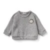 Long SleeveSeam MotifMaglioneGrey Bambini Pullover & Cardigan 4BE24K0B7-C11