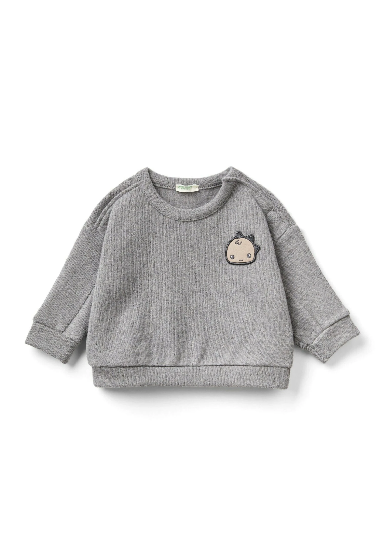 Long SleeveSeam MotifMaglioneGrey Bambini Pullover & Cardigan 4BE24K0B7-C11 3 Long SleeveSeam MotifMaglioneGrey Bambini Pullover & Cardigan 4BE24K0B7-C11