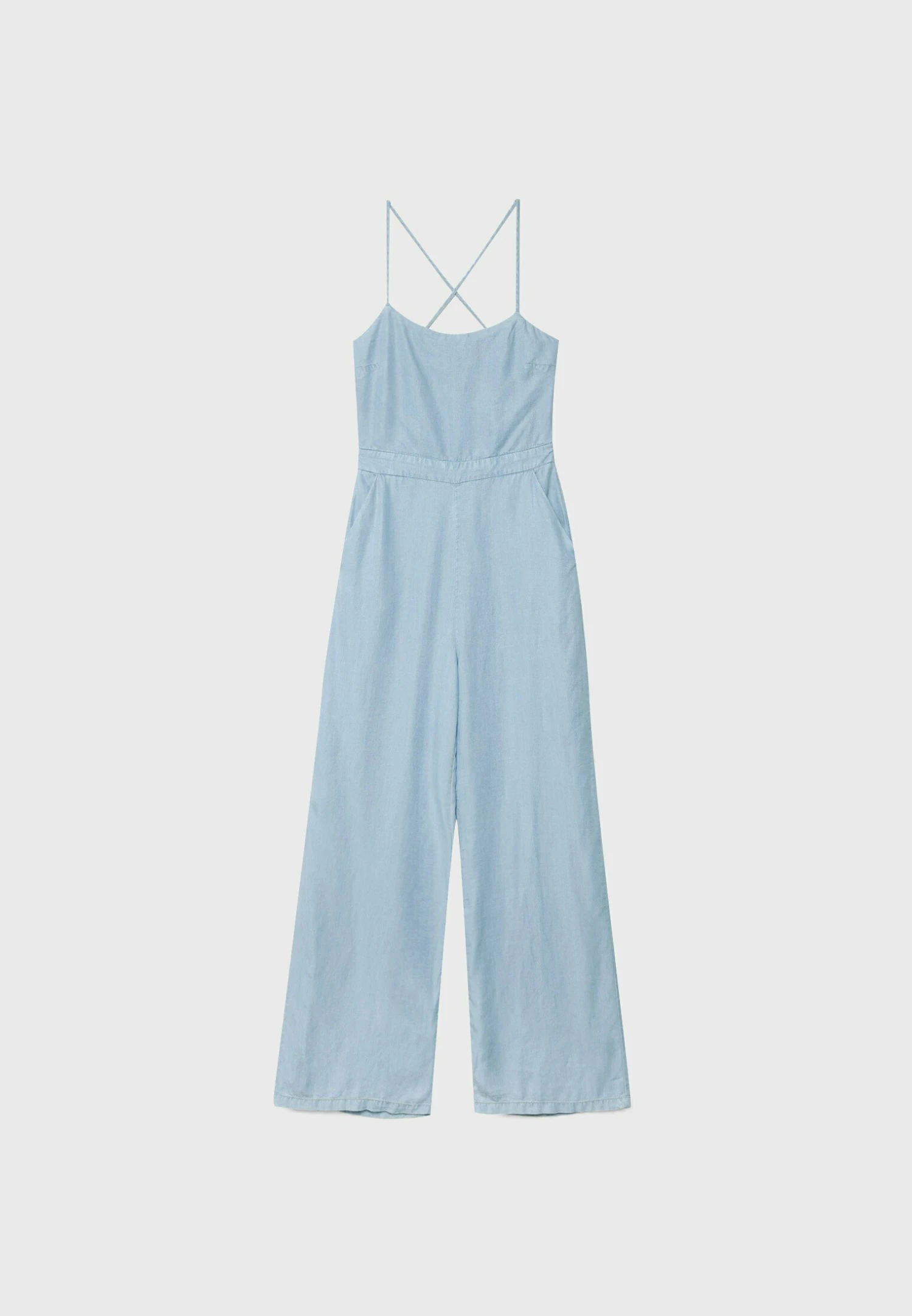Stradivarius With Straps At The Back Tuta JumpsuitMoon Washed Donna Tute Jumpsuit STH21T060-K11 9 Stradivarius With Straps At The Back Tuta JumpsuitMoon Washed Donna Tute Jumpsuit STH21T060-K11 - immagine 7