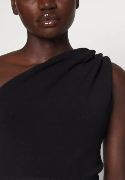 HERVE LEGER Draped Milano One ShoulderTuta JumpsuitBlack Donna Tute Jumpsuit HL421C08Z-Q11 -DeFacto Italia 2025 ea6af3f727514b18a656ea99fb3f0f1d