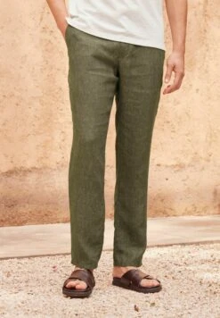 Next Signature Leomaster Italian Delave Drawstring RegPantaloniKhaki Green Uomo Pantaloni NX322E0XK-M11 -DeFacto Italia 2025 eae1a96be8cd4d278febd32698898d50