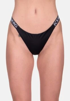 Iceberg Con Elastico LogoSlipBlack Donna Intimo IC381I000-Q11