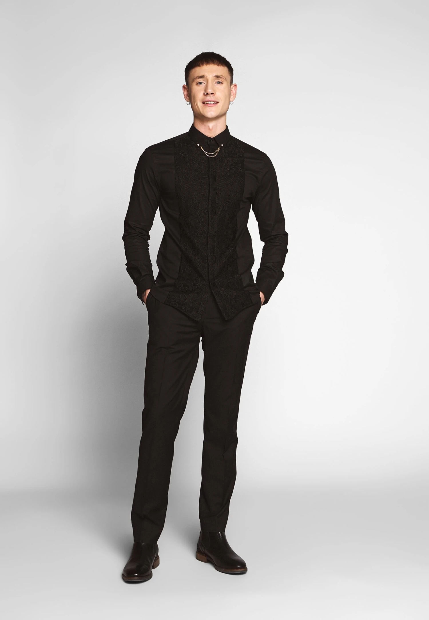 FormCamiciaBlack Uomo Camicie TWC22D01I-Q11 4 FormCamiciaBlack Uomo Camicie TWC22D01I-Q11 - immagine 2