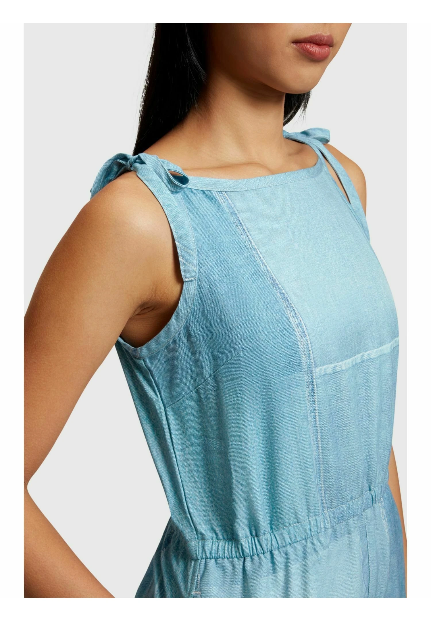 ESPRIT Mit Allover Denim-PrintTuta JumpsuitBlue Medium Washed New Donna Tute Jumpsuit ES121T02N-K11 5 ESPRIT Mit Allover Denim-PrintTuta JumpsuitBlue Medium Washed New Donna Tute Jumpsuit ES121T02N-K11 - immagine 3