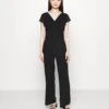 Cecillian V Neck JumpsuitTuta JumpsuitBlack Donna Tute Jumpsuit WAD21T01Q-Q11