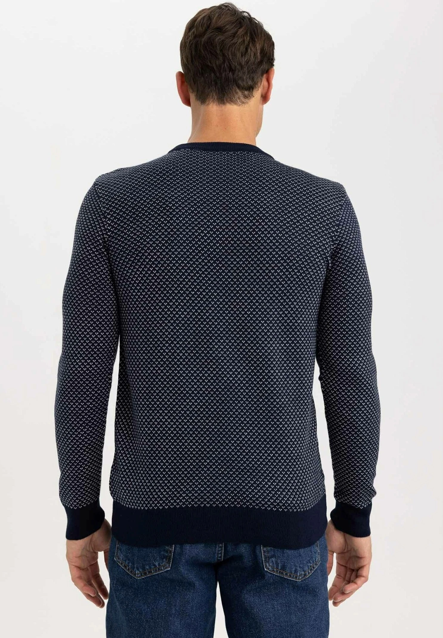 DeFacto Standart Fit - Maglione - Navy 5 DeFacto Standart Fit - Maglione - Navy - immagine 3